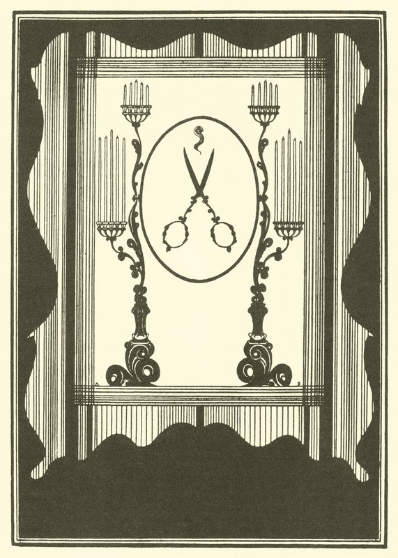 Låsets våldtäkt av Aubrey Beardsley