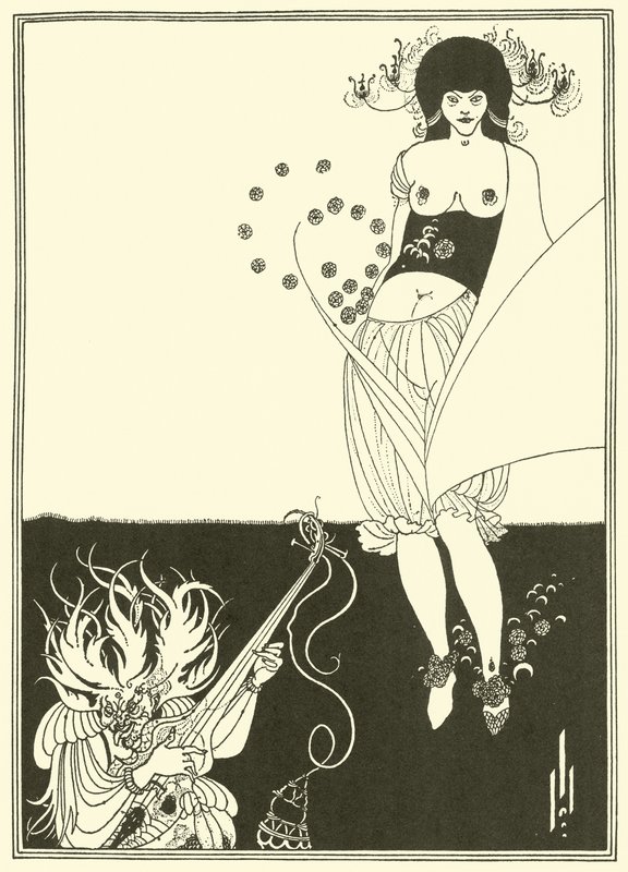 Magdansen av Aubrey Beardsley