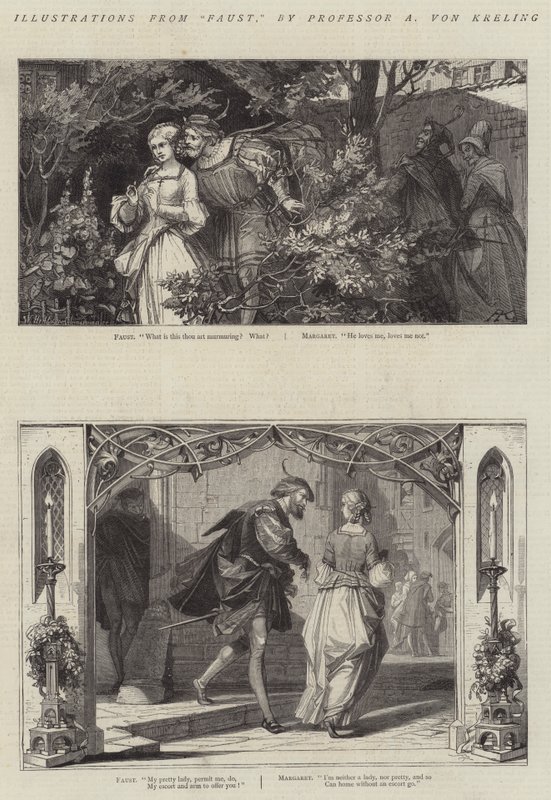 Illustrationer från Faust av August von Kreling