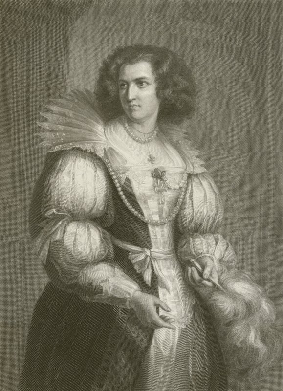 Grafin Terzky (gravyr) av August Friedrich Pecht