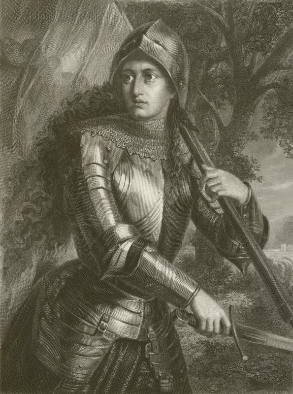 Johanna (gravyr) av August Friedrich Pecht