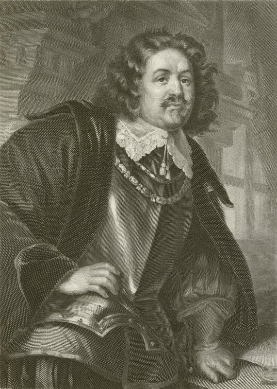 Octavio Piccolomini (gravyr) av August Friedrich Pecht