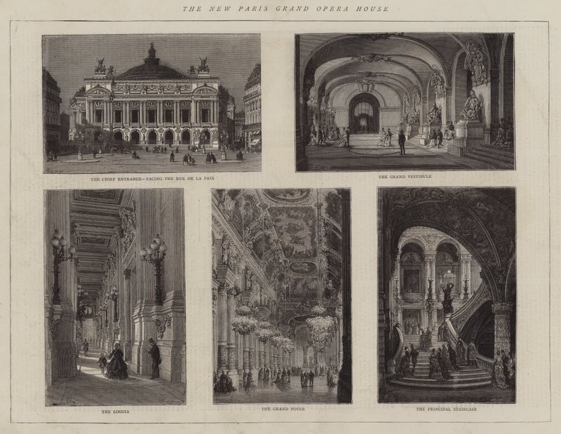 Nya Paris Grand Opera House av Auguste Victor Deroy