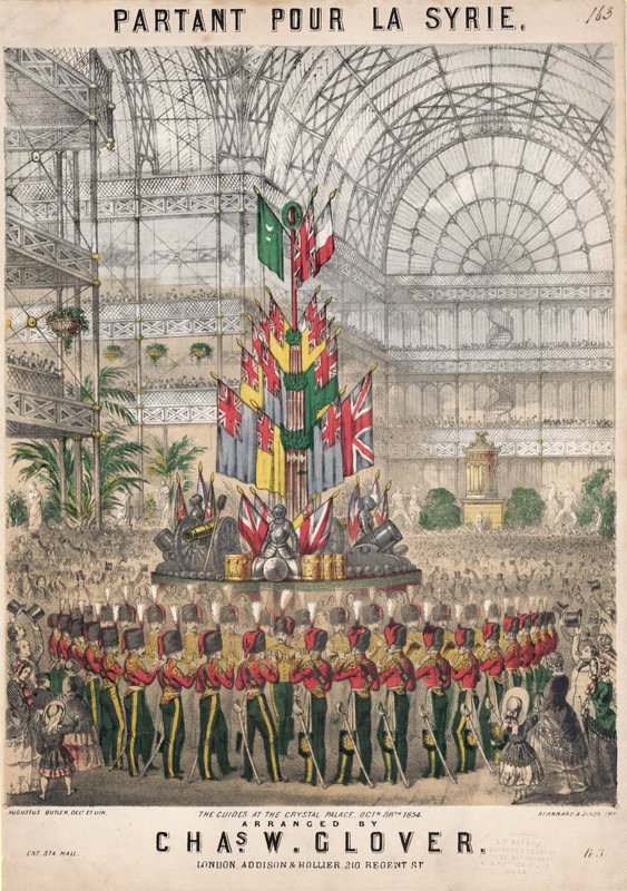 Åker till Syrien. Crystal Palace, 28 oktober 1854 av Augustus Butler