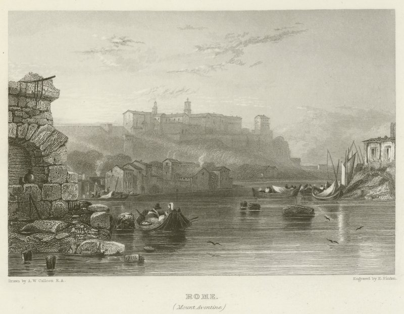 Rom, berget Aventine av Augustus Wall Callcott