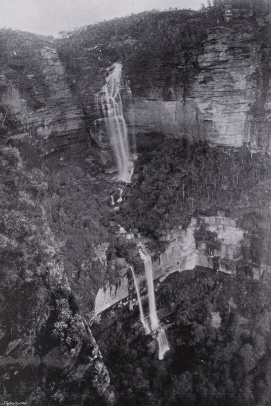 New South Wales: Wentworth Falls (s/v foto) av Australian Photographer