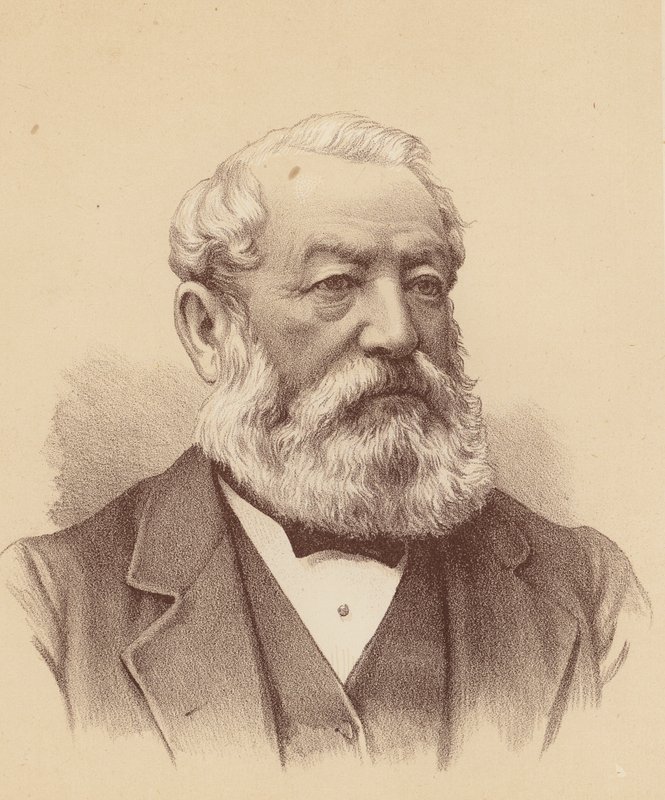 Charles H Humphrey (färglitografi) av Australian School