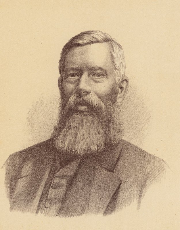 Christopher Newton, Esquire (färglitografi) av Australian School