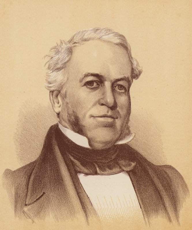Henry Dangar, Esquire (färglitografi) av Australian School