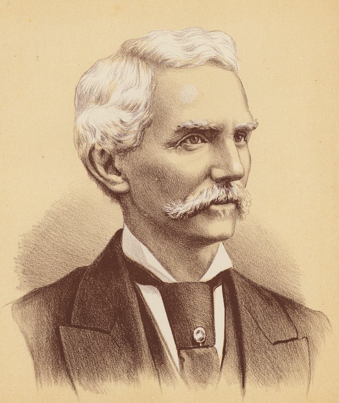 John Hughes, Esquire (färglitografi) av Australian School