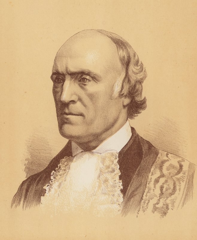 Sir Terence Aubrey Murray, f.d. ordförande i det lagstiftande rådet (färglitografi) av Australian School