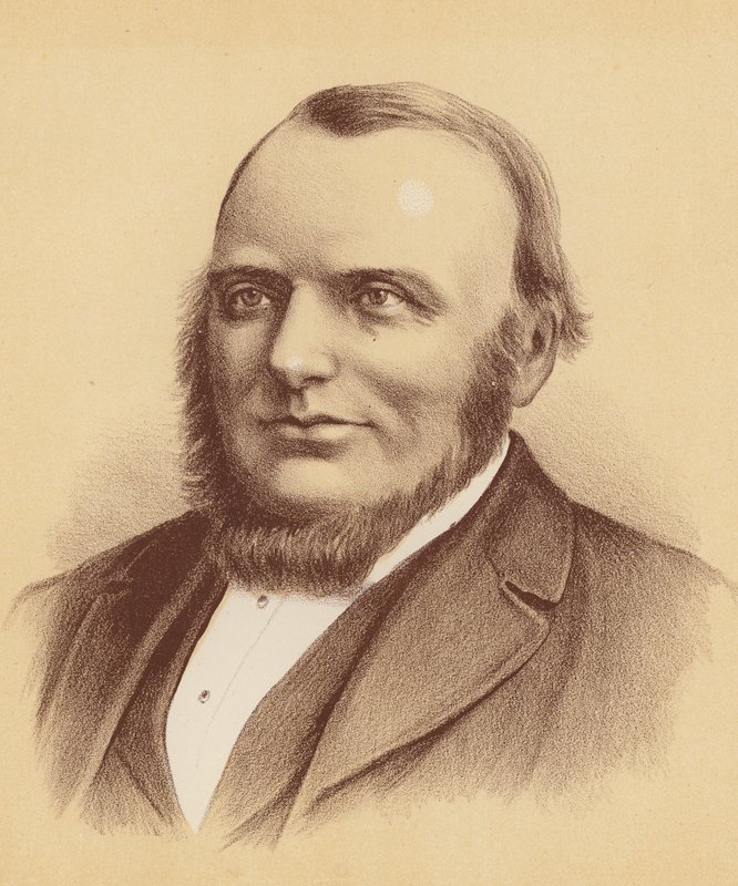 The Honourable Charles Moore (färglitografi) av Australian School