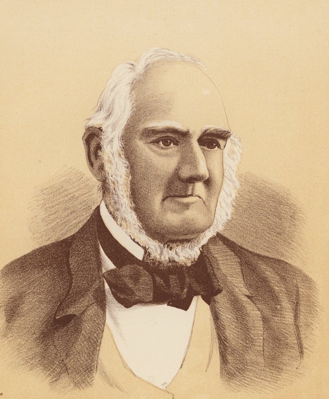William Pitt Faithfull, Esquire (färglitografi) av Australian School