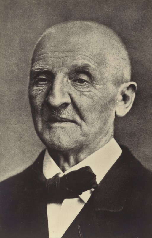 Anton Bruckner, österrikisk kompositör (1824-1896). av Austrian Photographer