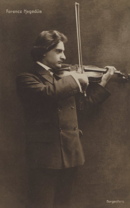 Ferencz Hegedus, ungersk violinist av Austrian Photographer