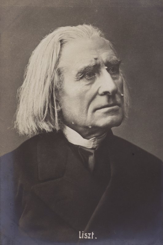 Franz Liszt, ungersk kompositör av Austrian Photographer