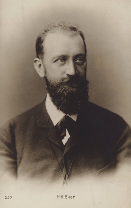 Porträtt av Carl Millocker av Austrian Photographer