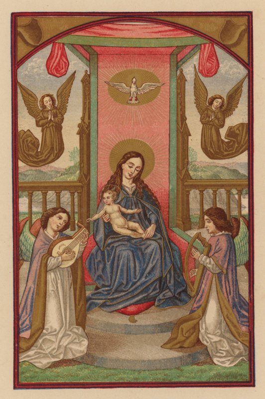 Jesus, änglarnas kung (kromolit) av Austrian School