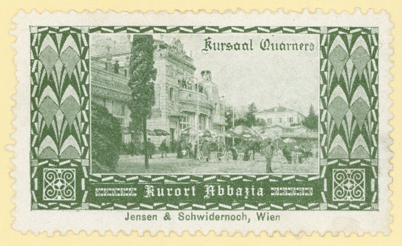 Kursaal Quarnero, semesterorten Abbazia (Opatija) av Austrian School