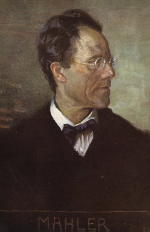 Porträtt av Gustav Mahler av Austrian School