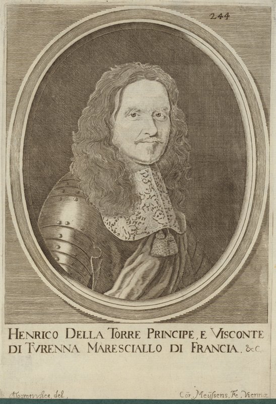 Porträtt av Henri de la Tour dAuvergne, Viscount of Turenne av Austrian School