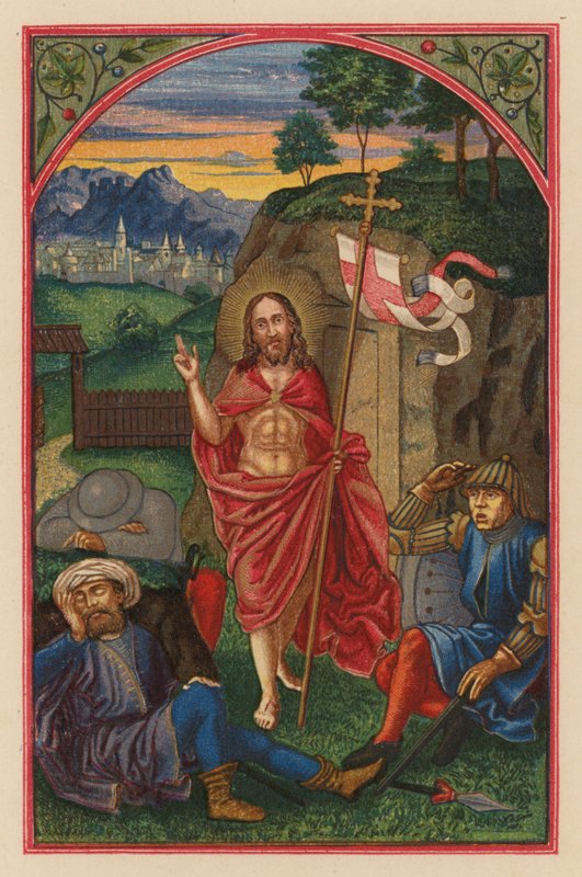 Resurrection D N J Chr (kromolit) av Austrian School