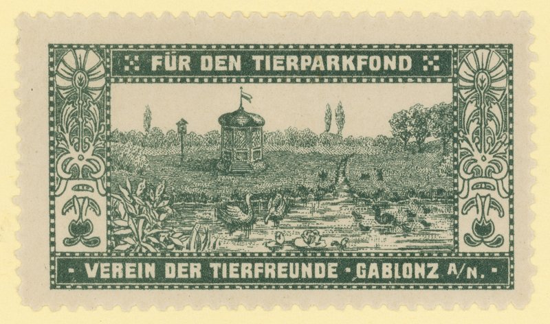 Zoo fond, Gablonz, Böhmen av Austrian School