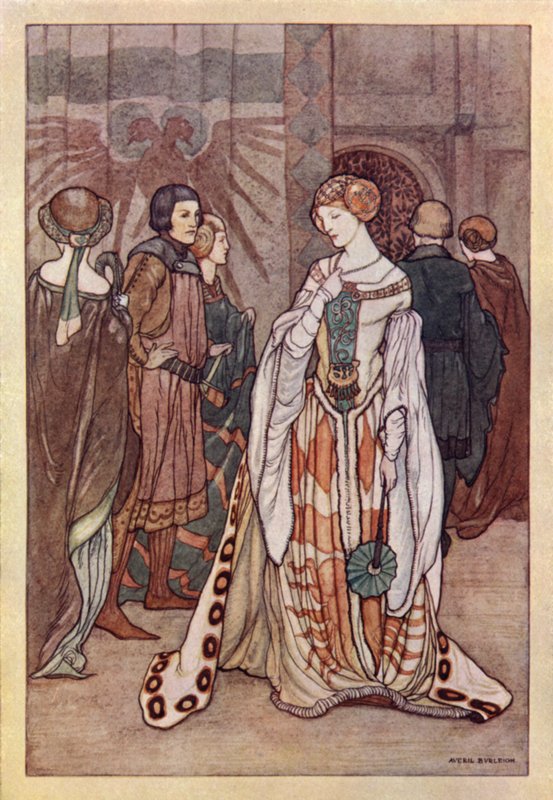 John Keats: The Eve Of St Agnes (färg litho) av Averil Mary Burleigh
