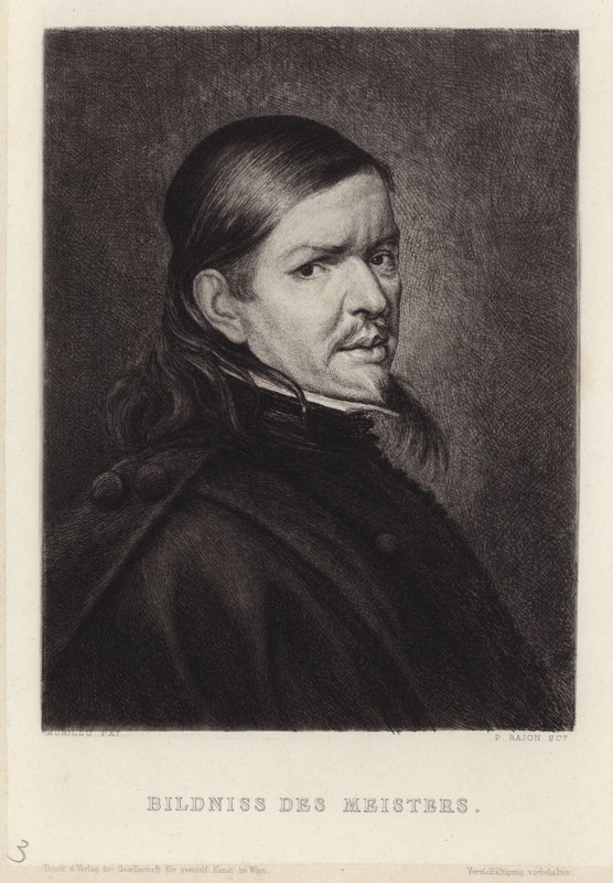 Porträtt av Bartolome Esteban Murillo av Bartolomé Esteban Murillo