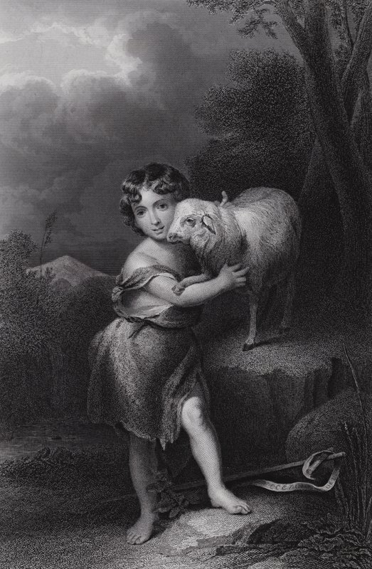 Spädbarnet St John av Bartolomé Esteban Murillo