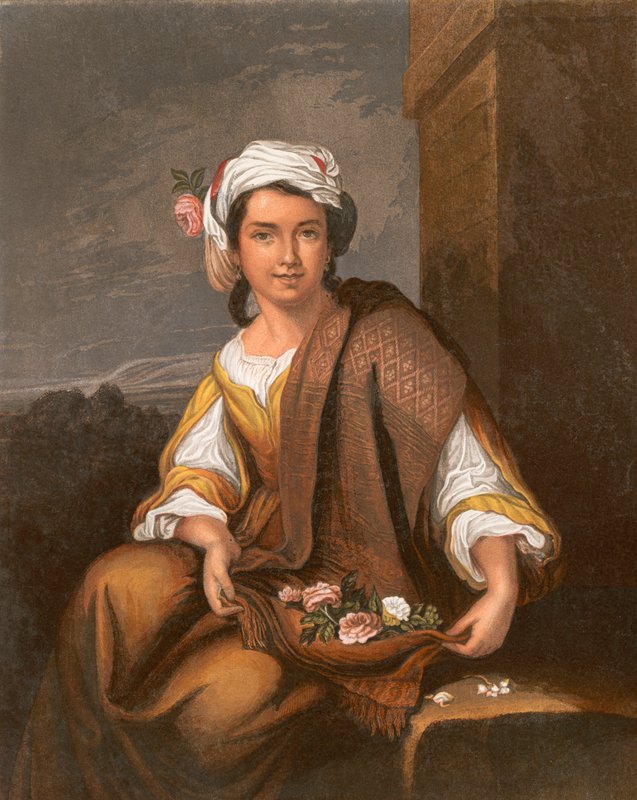 Den spanske blomsterpige av Bartolomé Esteban Murillo