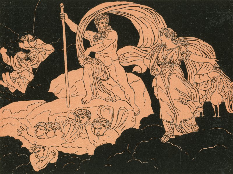 Juno ma Aeolusswed av Bartolomeo Pinelli