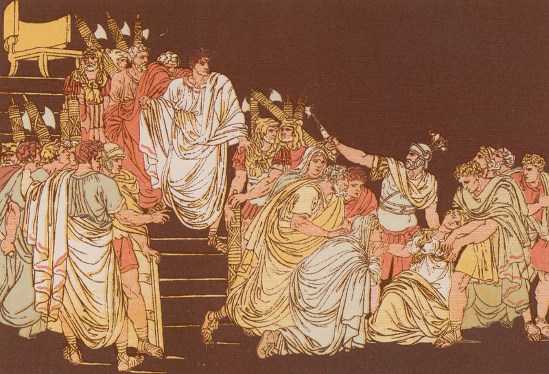 Virginias död av Bartolomeo Pinelli