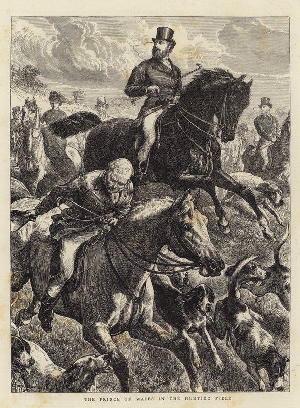 Prinsen av Wales i jaktfältet av Basil Bradley