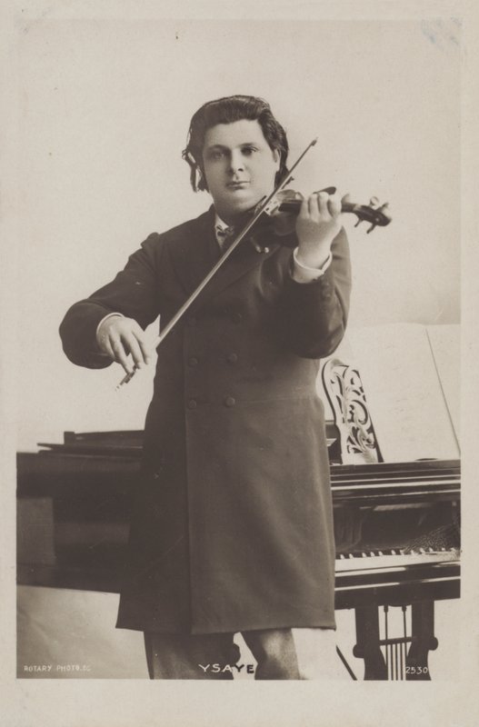 Eugene Ysaye, belgisk violinist, kompositör och dirigent av Belgian Photographer