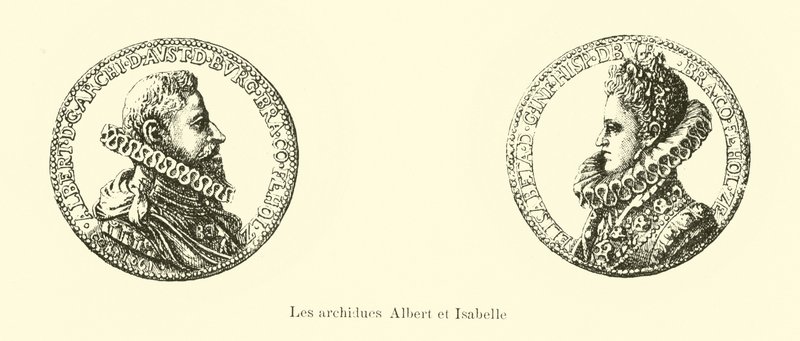 Albert VII, ärkehertig av Österrike och Isabella av Spanien, guvernörer i de spanska Nederländerna av Belgian School
