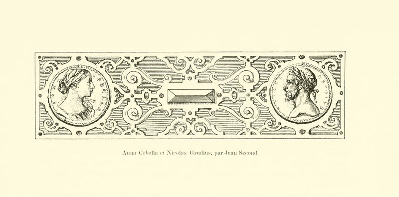Anna Cobella och Nicolaus Grudius av Belgian School