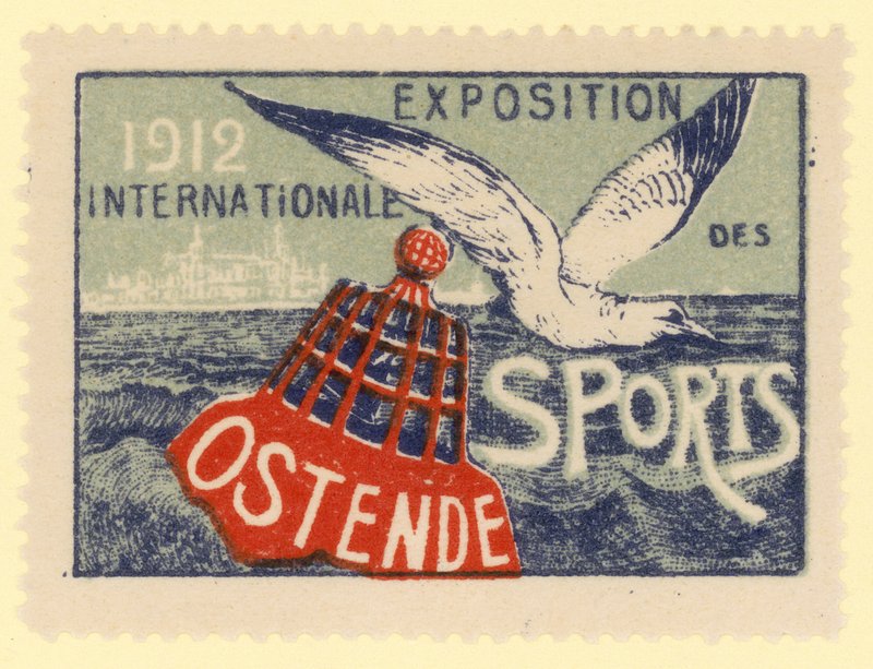 Internationell sportutställning, Oostende, Belgien, 1912 av Belgian School