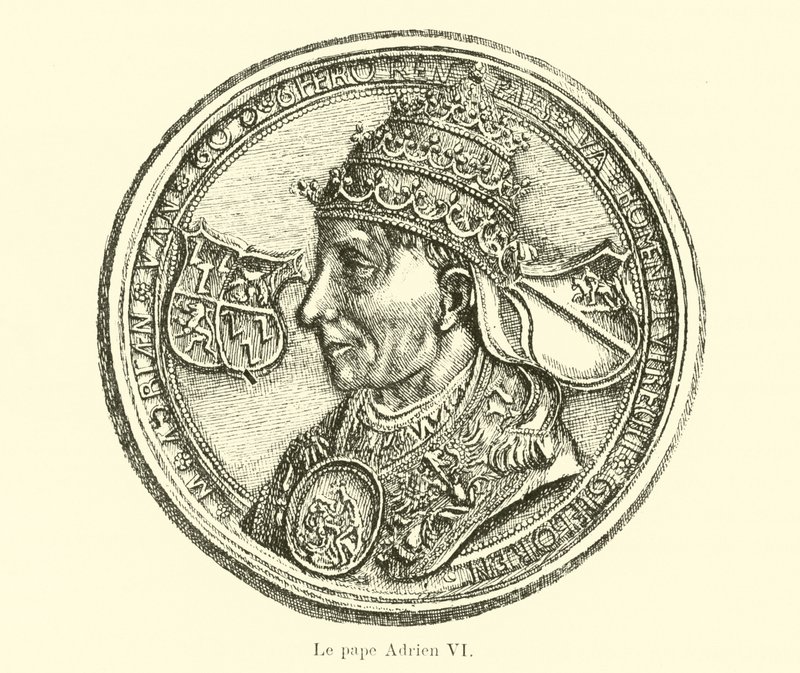 Påven Adrian VI av Belgian School