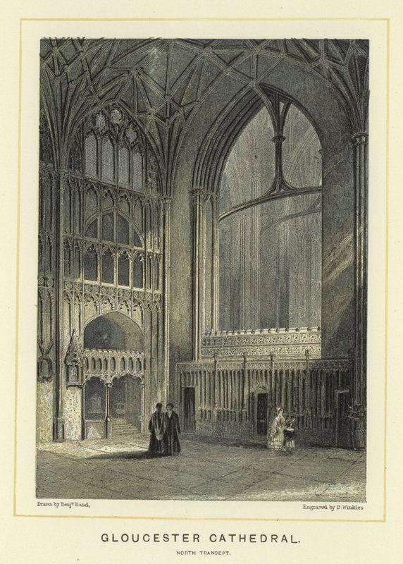 Gloucester Cathedral, norra korsarm av Benjamin Baud