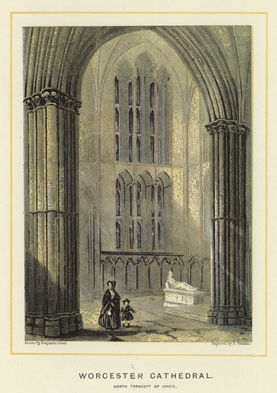 Worcester Cathedral, norra korsarmen av Benjamin Baud