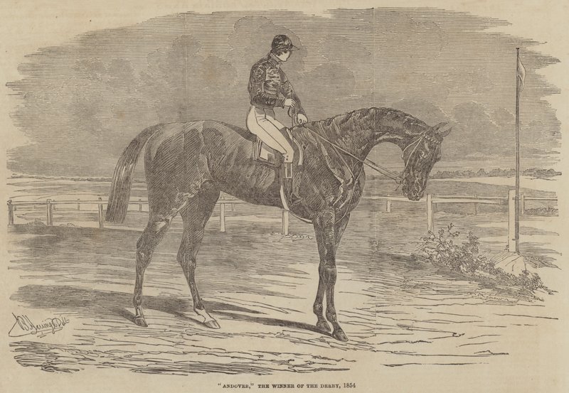 Andover, vinnaren av Derbyt, 1854 av Benjamin Herring