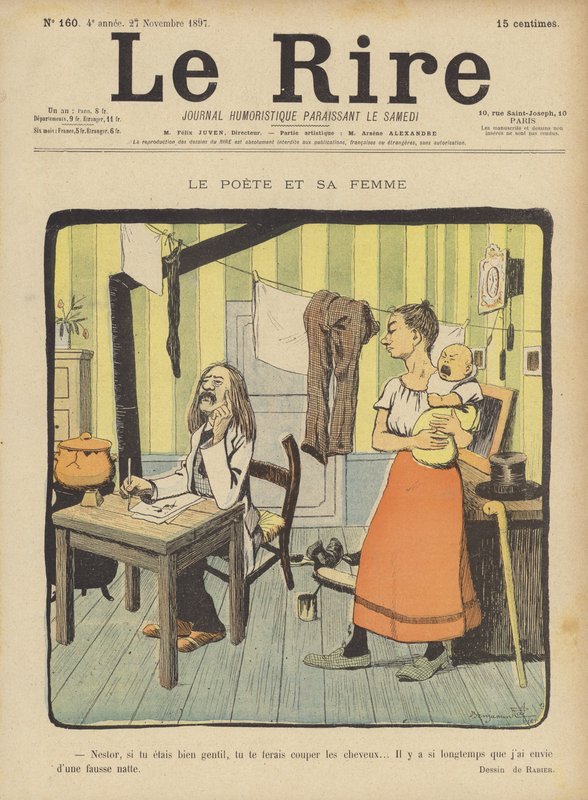 Illustration för Le Rire av Benjamin Rabier