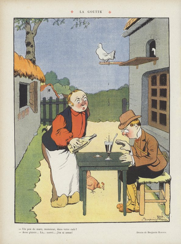 Illustration för Le Rire av Benjamin Rabier