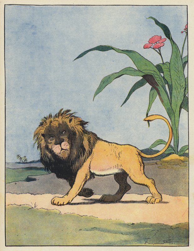 Lejon av Benjamin Rabier