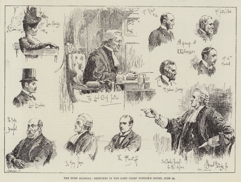 Turfskandalen, Skisser i Lord Chief Justice