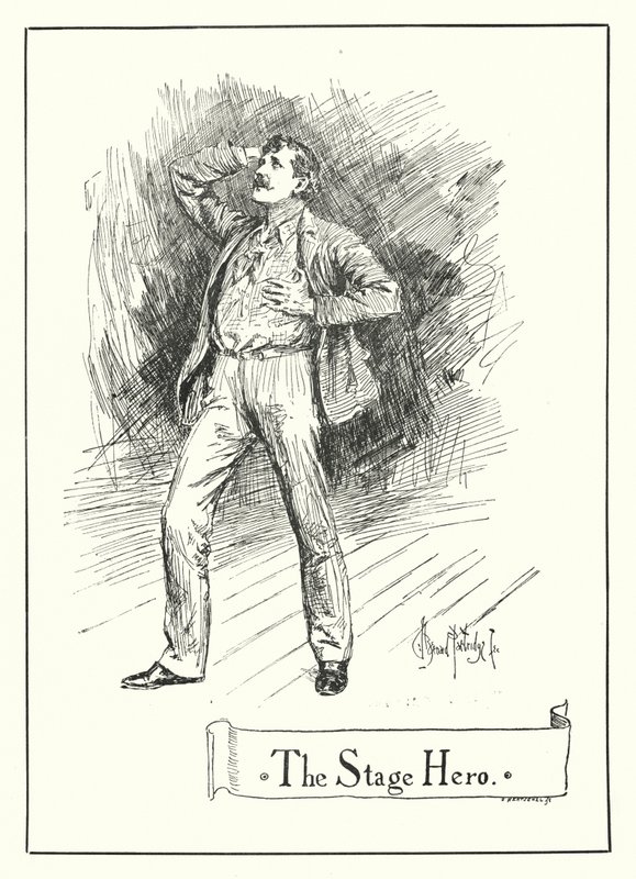 Scenhjälten (gravyr) av Bernard (after) Partridge