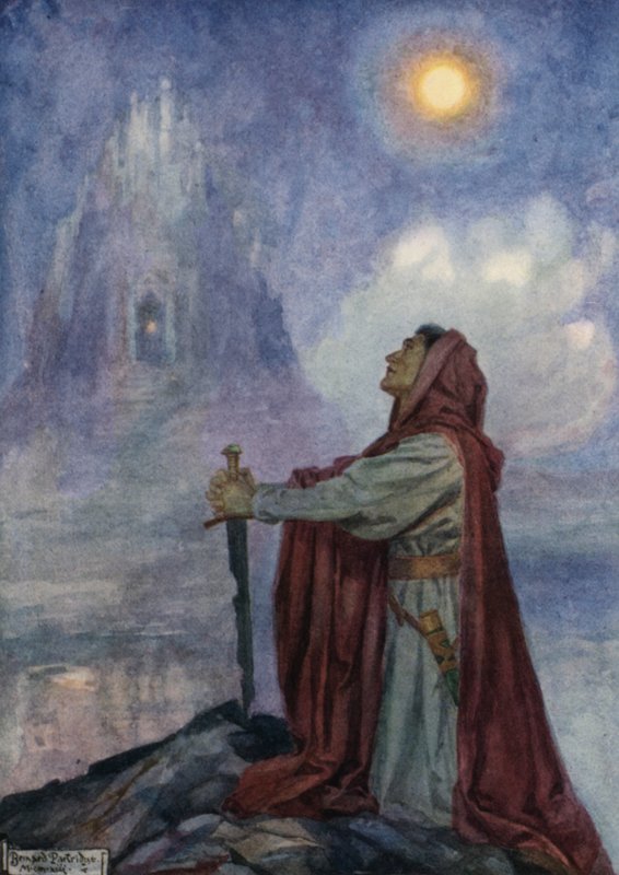 Scen från Rabbi Ben Ezra av Robert Browning av Bernard Partridge