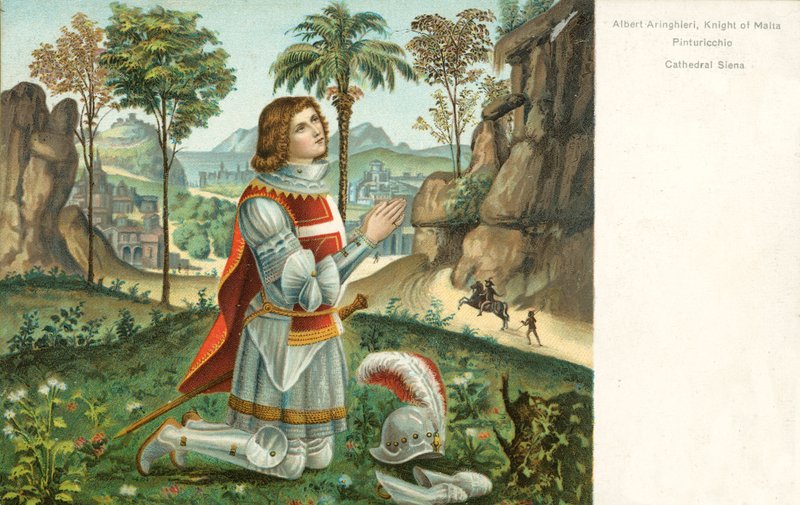 Albert Anringhieri, riddare av Malta, Pinturicchio av Bernardino di Betto Pinturicchio