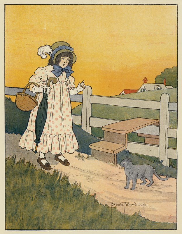 Pussy-Cat och drottning av Blanche Fisher Wright